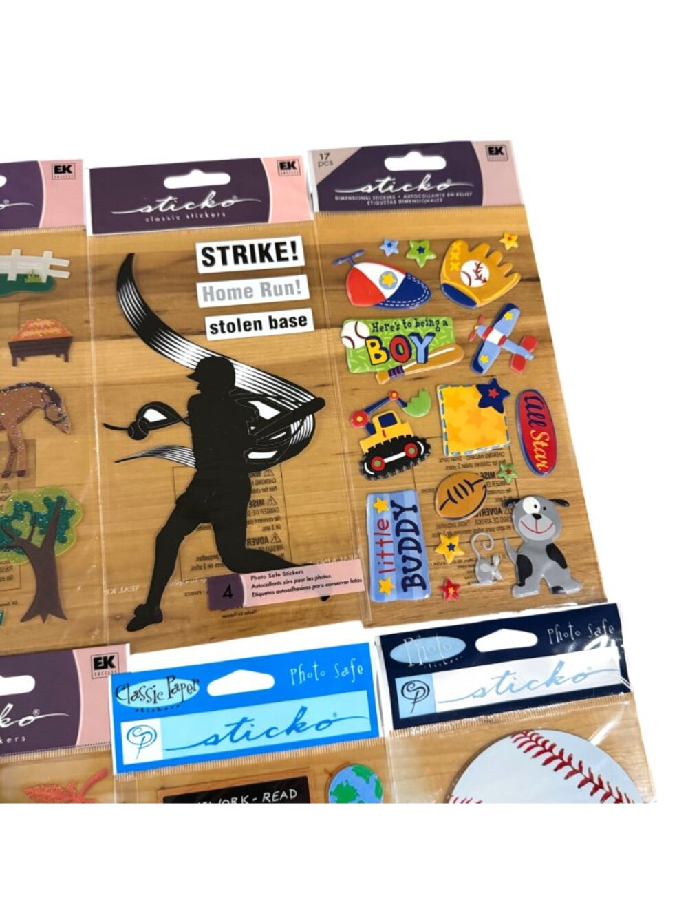 EK Sticko Sticker Lot Animals Sports Travel Education Horses Dog Fall Graduation - Picture 7 of 8